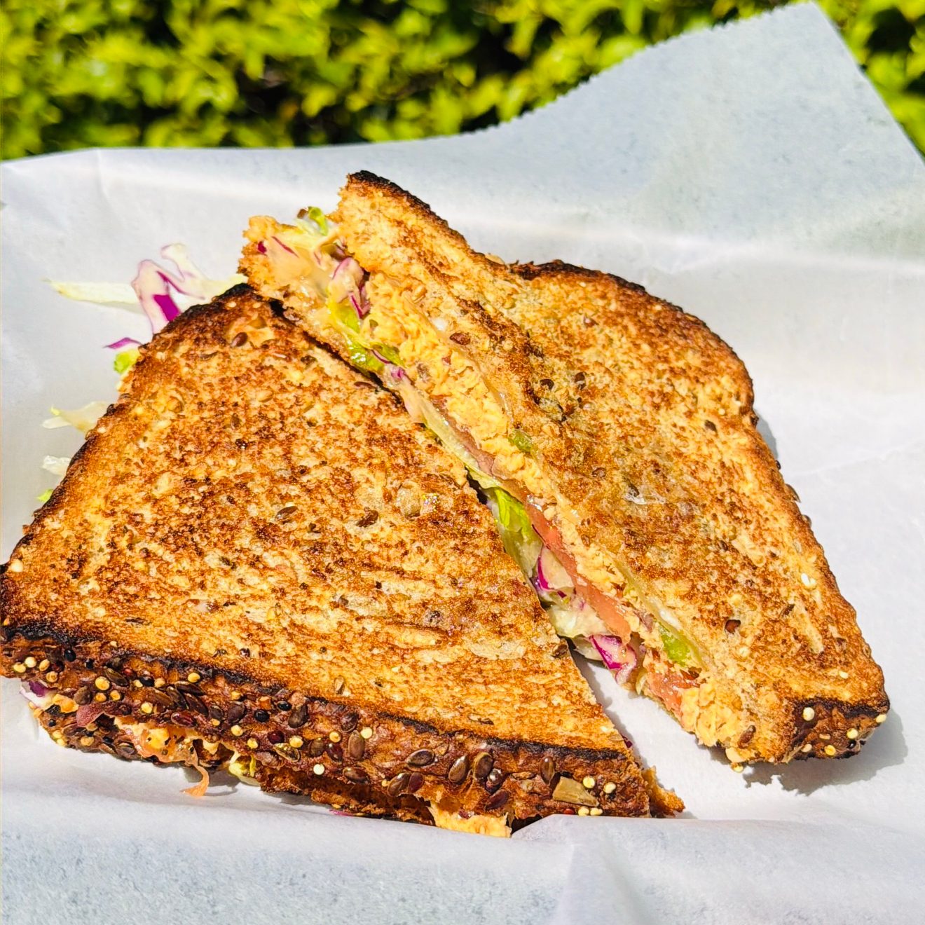 The Spicy Tuna Melt Sandwich.