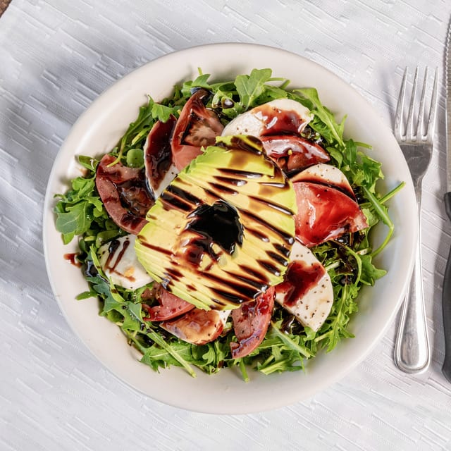 The Avocado Caprese Salad.
